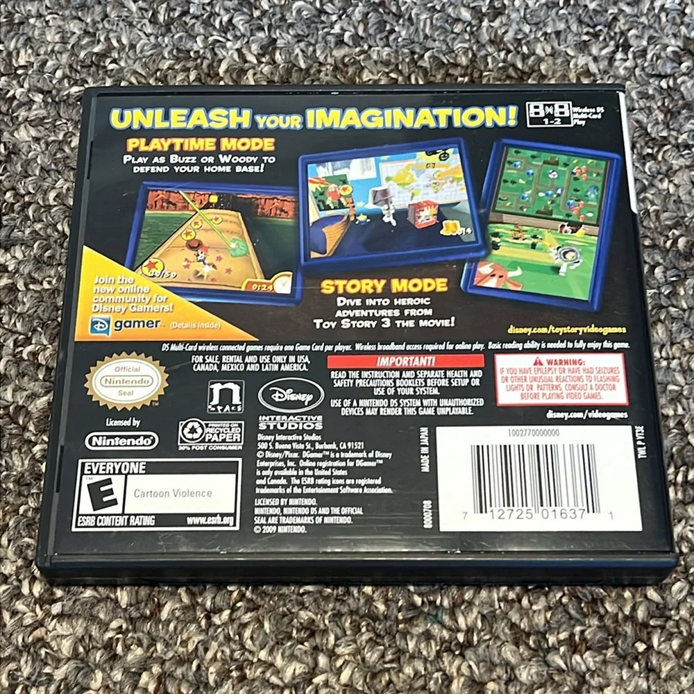 Toy Story 3 ds game